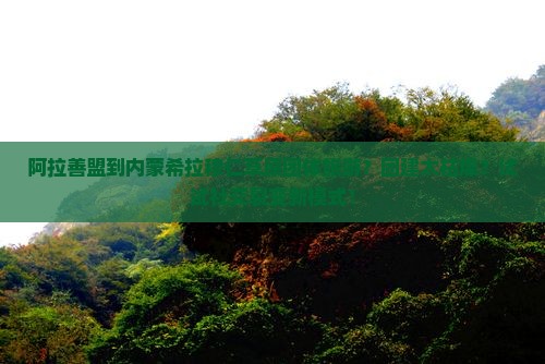 阿拉善盟到内蒙希拉穆仁草原团体旅游