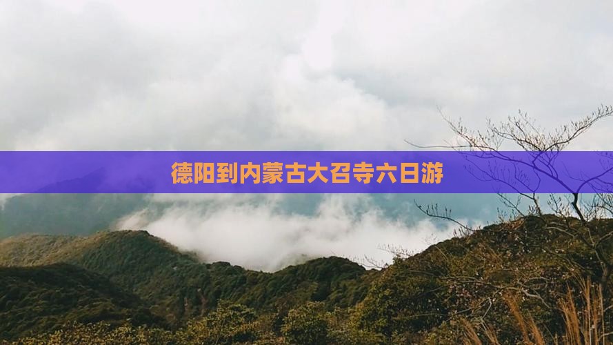 德阳到内蒙大召寺六日游