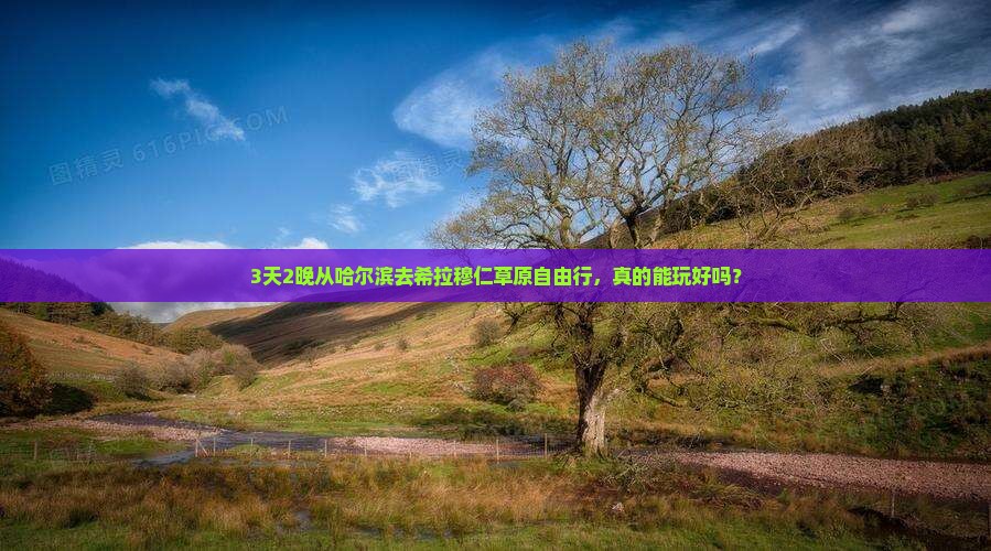 哈尔滨到内蒙希拉穆仁草原自由行