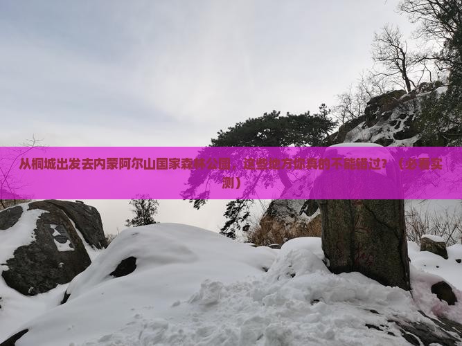 桐城去内蒙阿尔山国家森林公园必去地
