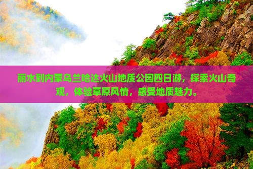 丽水到内蒙乌兰哈达火山地质公园四日游