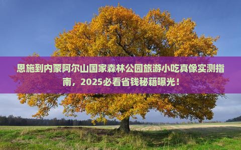 恩施到内蒙阿尔山国家森林公园旅游小吃 恩施到内蒙阿尔山国家森林公园旅游小吃