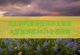 文山到内蒙呼伦贝尔大草原大型旅游团