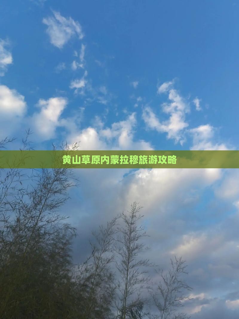 黄山去内蒙希拉穆仁草原自由行