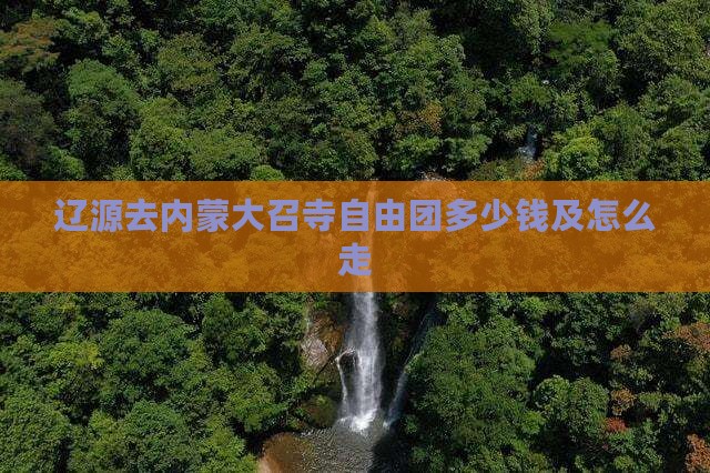 辽源去内蒙大召寺自由团