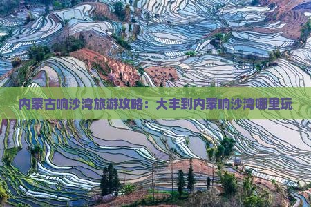 大丰到内蒙响沙湾哪里玩