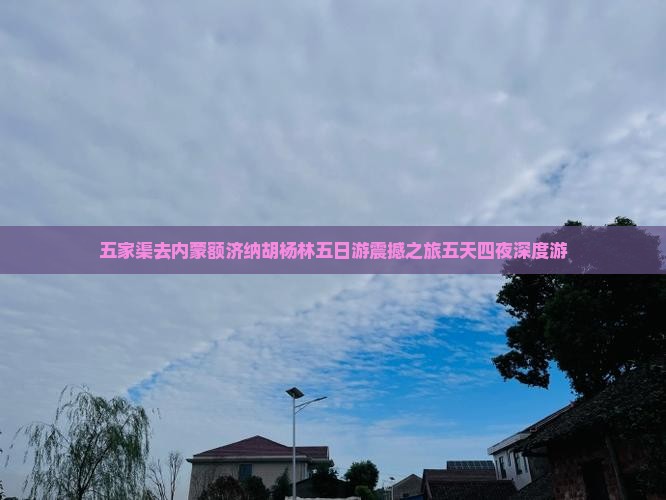 五家渠去内蒙额济纳胡杨林五日游