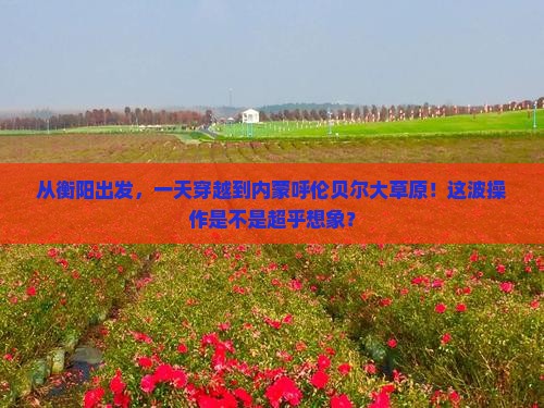 衡阳到内蒙呼伦贝尔大草原一日游