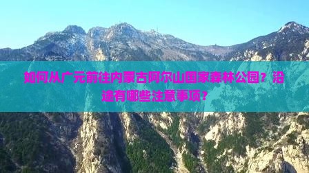 广元去内蒙阿尔山国家森林公园景点