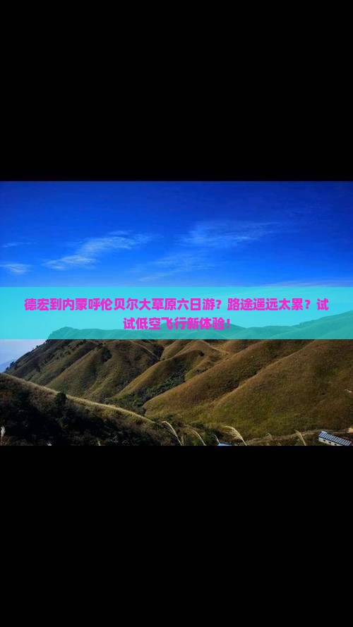 德宏到内蒙呼伦贝尔大草原六日游