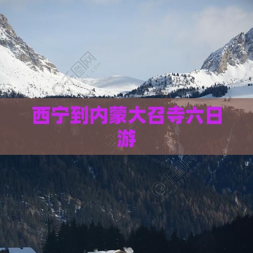西宁到内蒙大召寺六日游