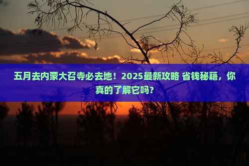 五月去内蒙大召寺必去地