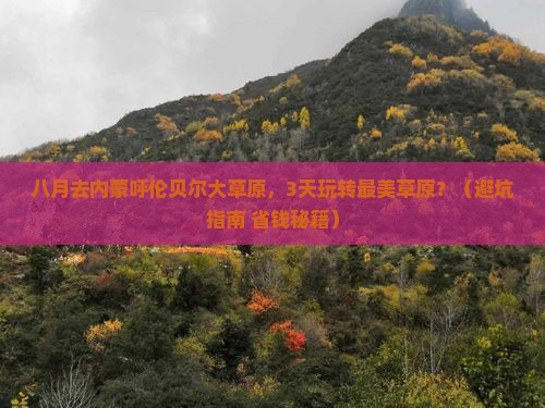 八月到内蒙呼伦贝尔大草原旅行社