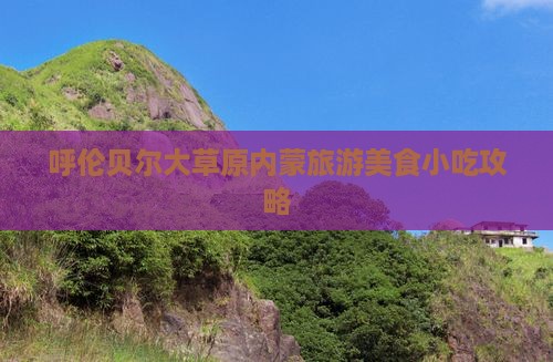 新余到内蒙呼伦贝尔大草原旅游小吃
