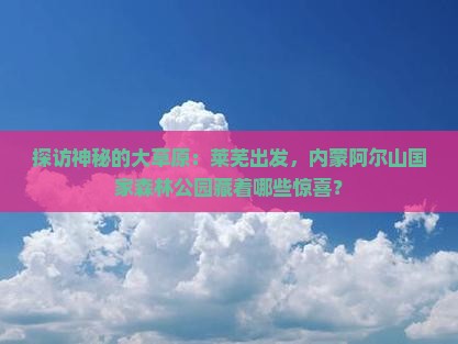 莱芜到内蒙阿尔山国家森林公园哪里玩
