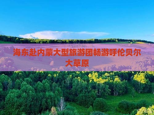 海东去内蒙大型旅游团