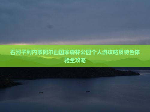 石河子到内蒙阿尔山国家森林公园个人游