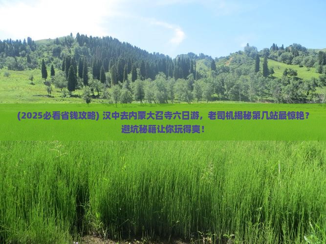 汉中去内蒙大召寺六日游