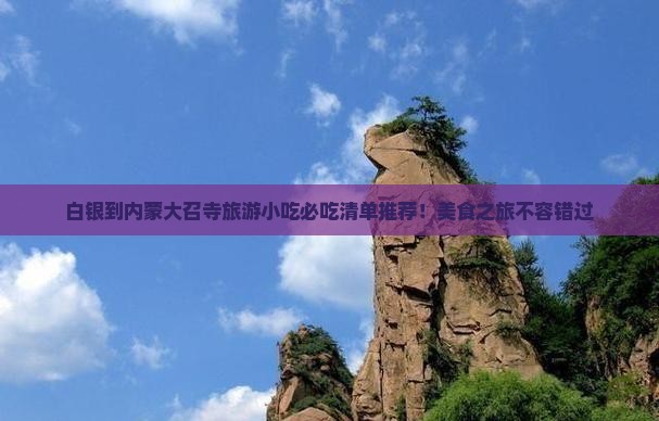 白银到内蒙大召寺旅游小吃