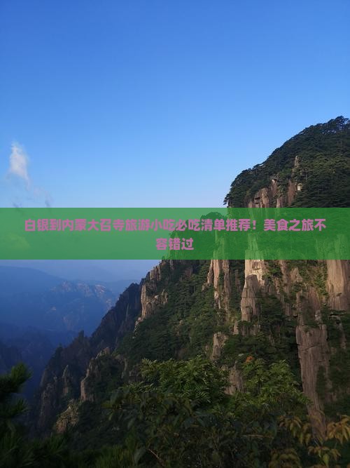 白银到内蒙大召寺旅游小吃