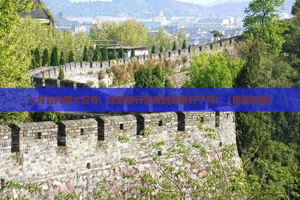 七月去内蒙大召寺旅行社