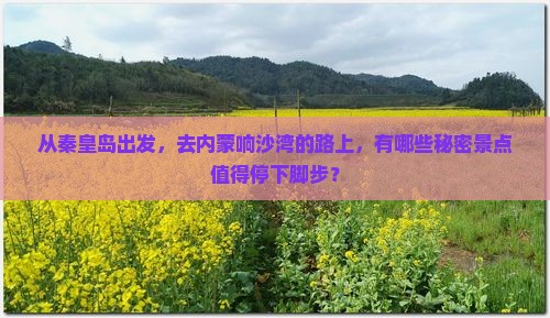 秦皇岛到内蒙响沙湾必去地
