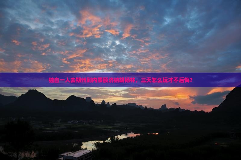 朔州到内蒙额济纳胡杨林个人游