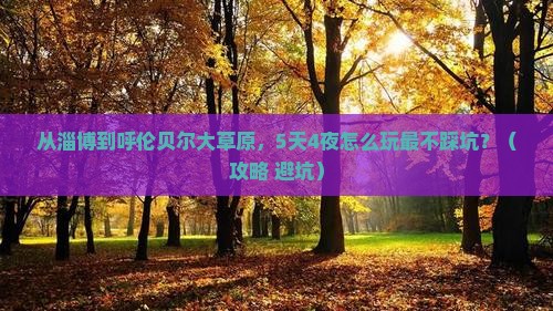 淄博去内蒙呼伦贝尔大草原攻略
