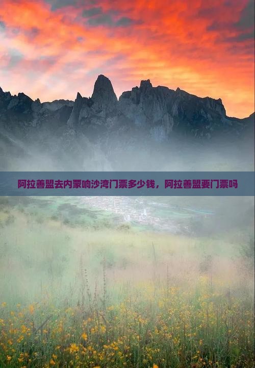 阿拉善盟去内蒙响沙湾门票