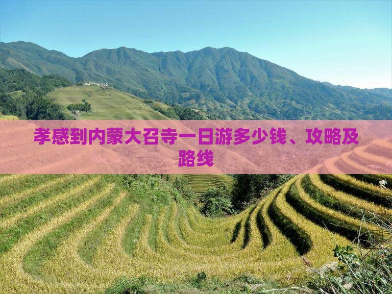 孝感到内蒙大召寺一日游