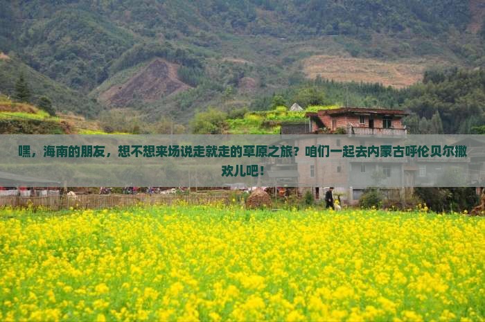 海南省直辖去内蒙呼伦贝尔大草原团体旅游