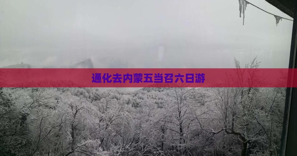 通化去内蒙五当召六日游 通化去内蒙五当召六日游