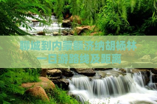 聊城到内蒙额济纳胡杨林一日游