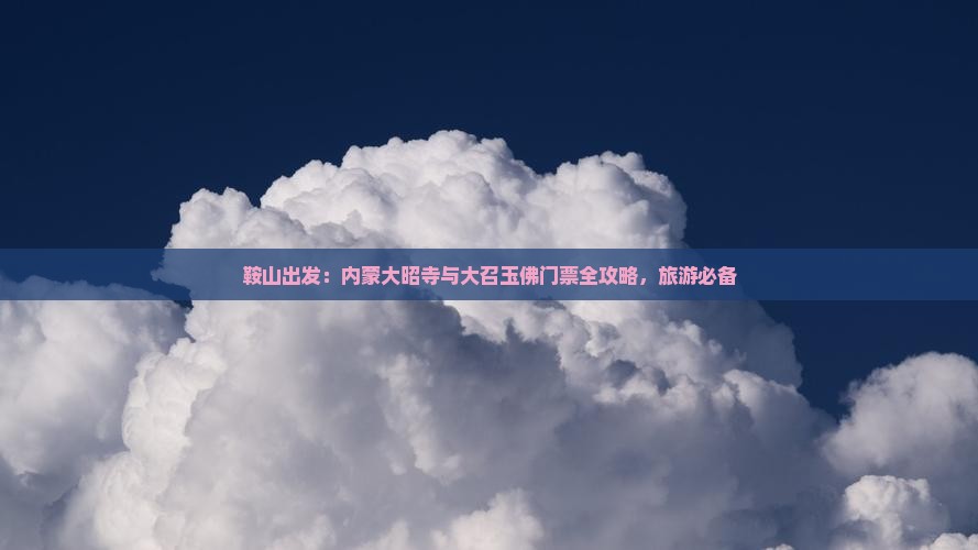 鞍山出发：内蒙大昭寺与大召玉佛门票全攻略，旅游必备