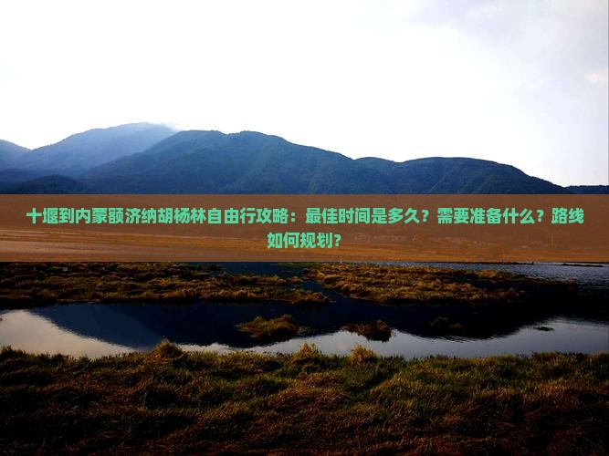 十堰到内蒙额济纳胡杨林自由行