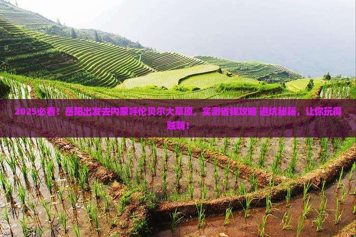 岳阳去内蒙呼伦贝尔大草原攻略