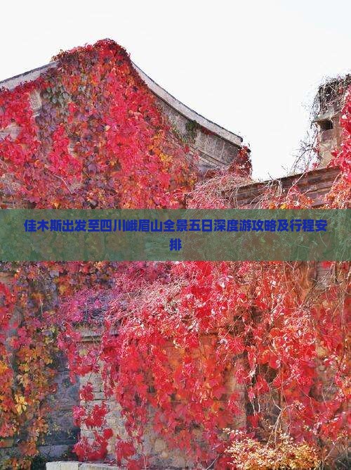 佳木斯出发至四川峨眉山全景五日深度游攻略及行程安排