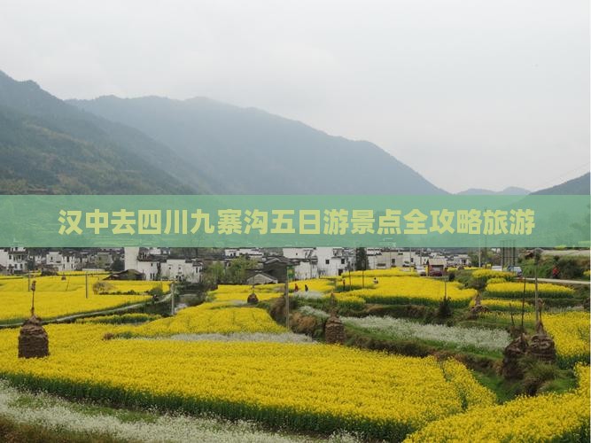 汉中去四川九寨沟五日游景点全攻略旅游