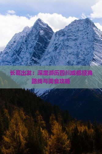 长葛出发：深度游历四川成都经典路线与美食攻略