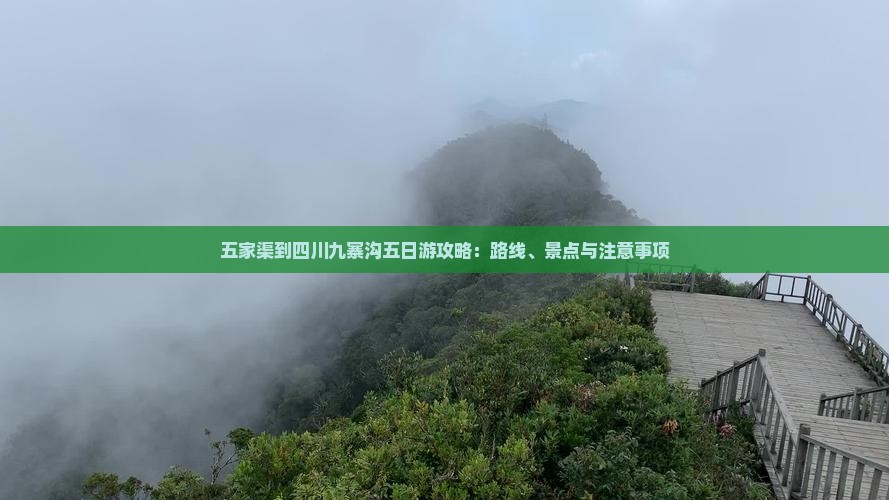 五家渠到四川九寨沟五日游攻略：路线、景点与注意事项