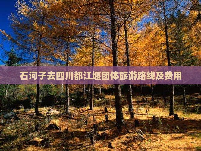 石河子去四川都江堰团体旅游路线及费用