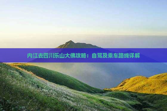 内江去四川乐山大佛攻略：自驾及乘车路线详解