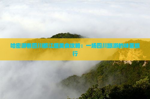 哈密游客四川都江堰美食攻略：一场四川旅游的味蕾旅行