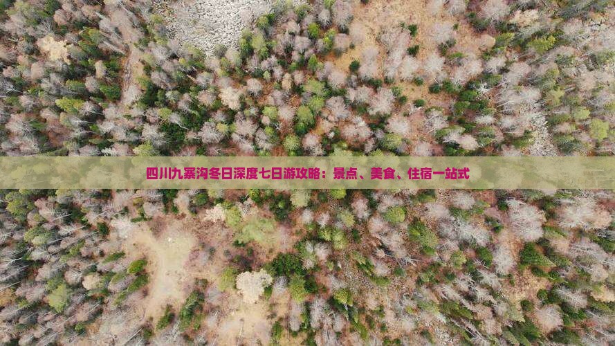 四川九寨沟冬日深度七日游攻略：景点、美食、住宿一站式