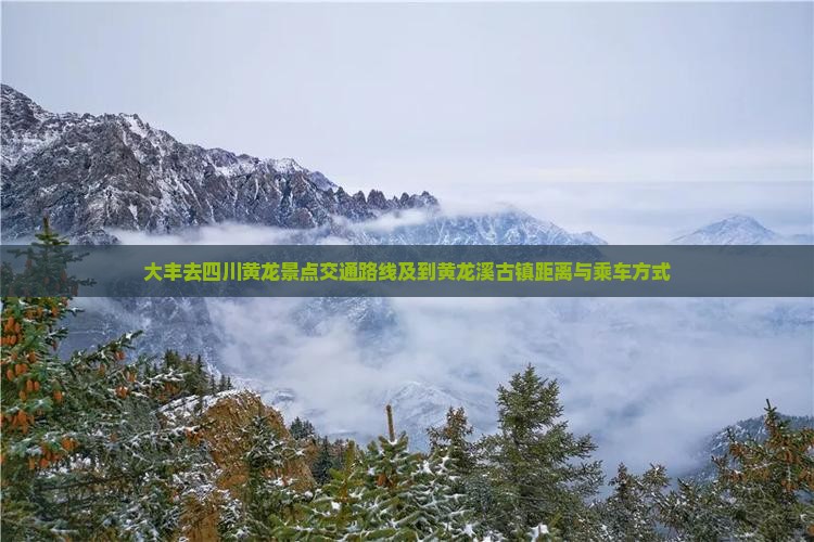 大丰去四川黄龙景点交通路线及到黄龙溪古镇距离与乘车方式