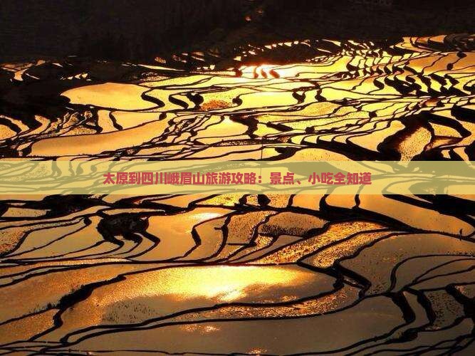 太原到四川峨眉山旅游攻略：景点、小吃全知道