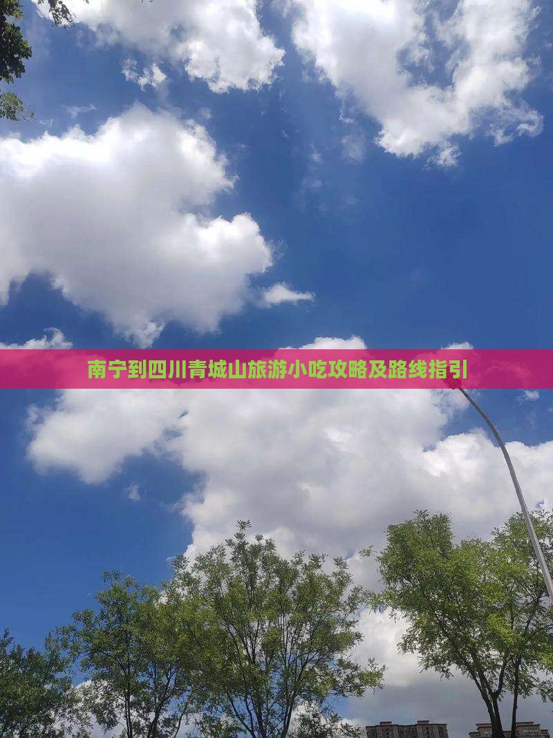 南宁到四川青城山旅游小吃攻略及路线指引