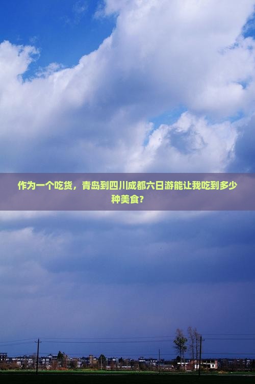 青岛去四川成都六日游