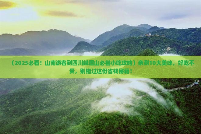 山南到四川峨眉山旅游小吃