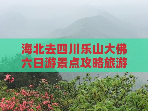海北去四川乐山大佛六日游